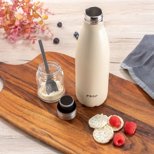 90800 Reer thermal bottle 500 ml beige