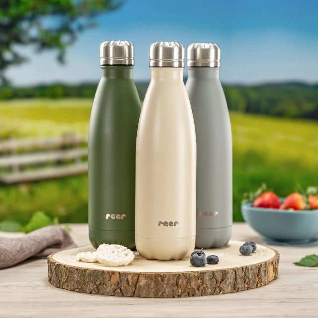90801 Reer thermal bottle 500 ml grey