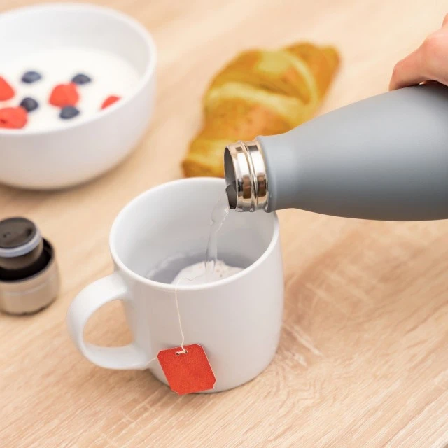 90801 Reer thermal bottle 500 ml grey