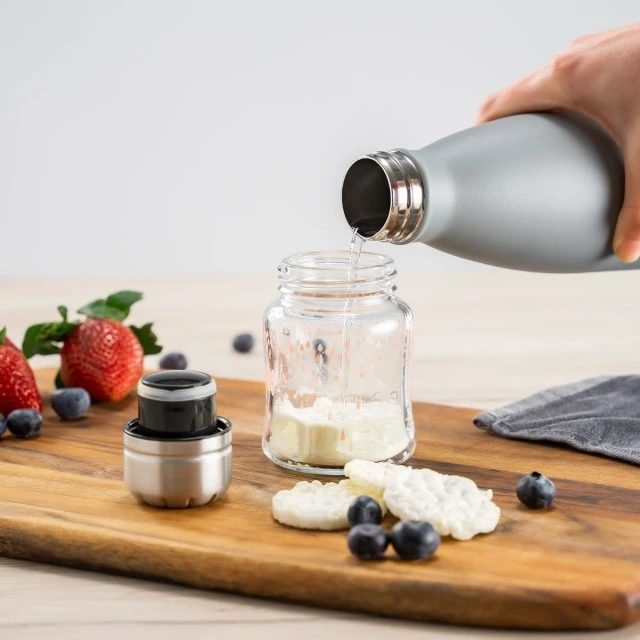 90801 Reer thermal bottle 500 ml grey