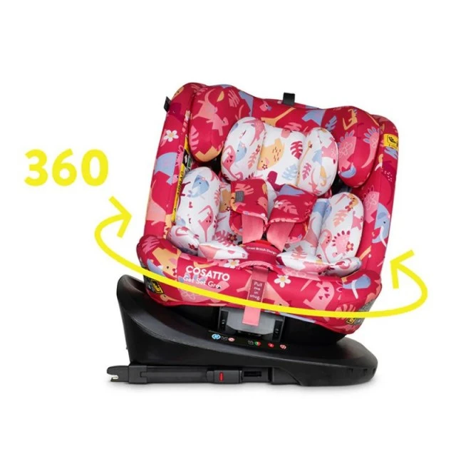 Cosatto CT5885 Get Set Gro I-Size 360 car seat DINO DELITE