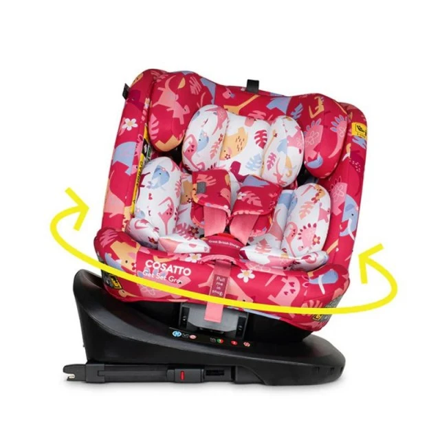 Cosatto CT5885 Get Set Gro I-Size 360 car seat DINO DELITE