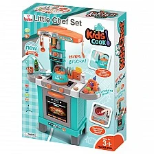 Children's induction kitchen with kettle Buba 008-939A, Blue