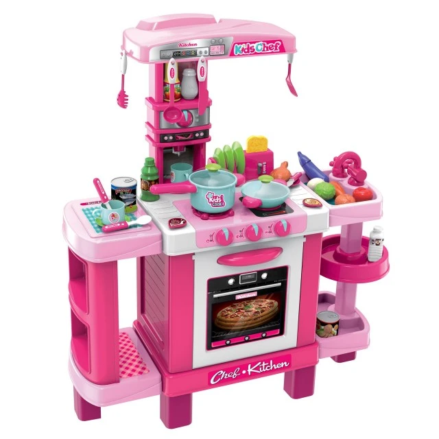 Children’s kitchen with touch reaction Buba 008-938, Pink