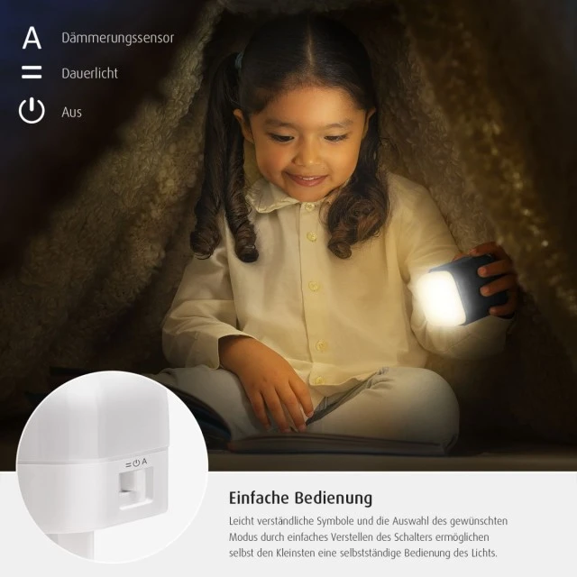 52401 Reer 2in1 night lamp gray