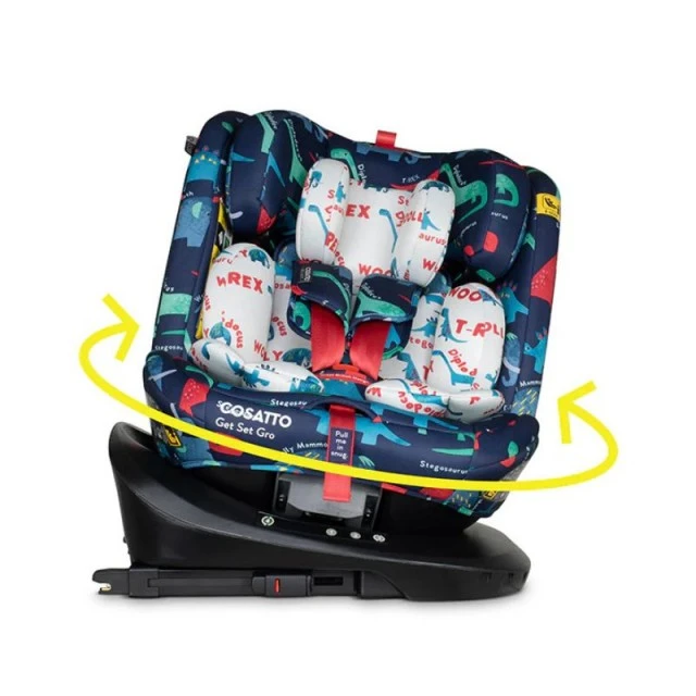 Cosatto CT5829 Get Set Gro I-Size 360 car seat D IS FOR DINO