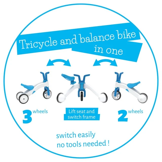 Chillafish Bunzi 2 CPBN02BLU balance wheel 2in1 blue