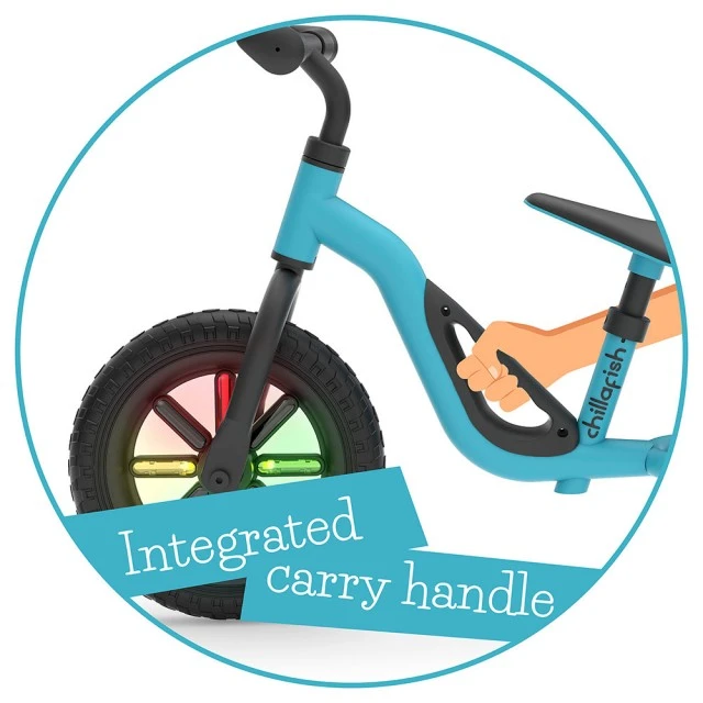 Chillafish Charlie GLOW CPCH02SKY balance bike blue