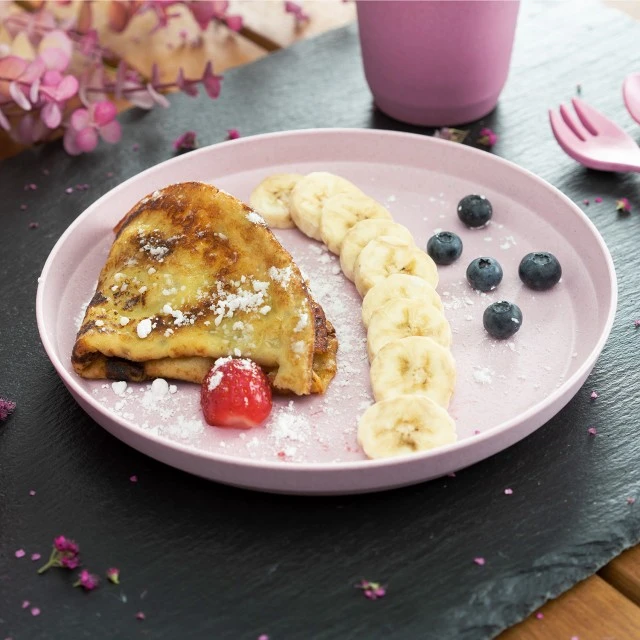 22074 Reer set of 2 plates pink