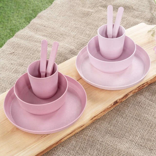 22104 Reer cutlery set pink