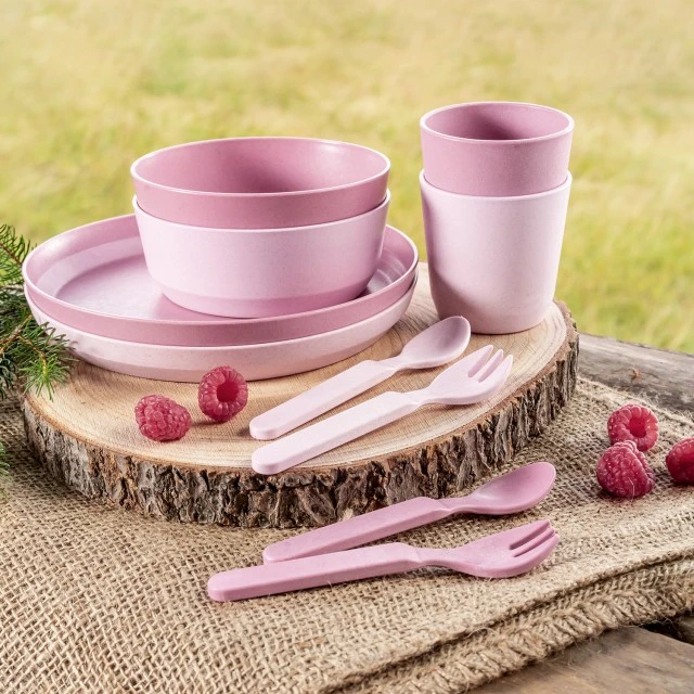 22104 Reer cutlery set pink