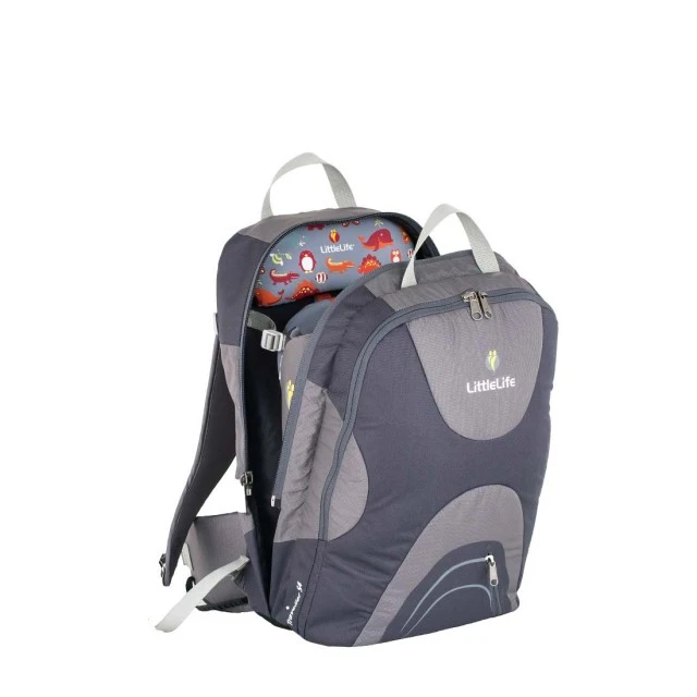 Littlelife L10542 Traveler S4 Baby Carrier Backpack Gray