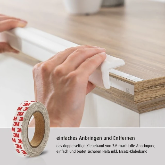 82040 Reer soft edge protector white