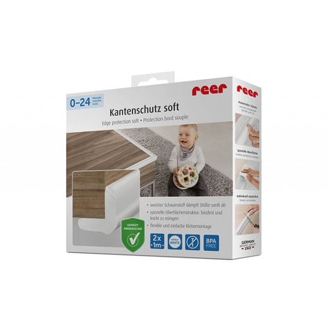82040 Reer soft edge protector white