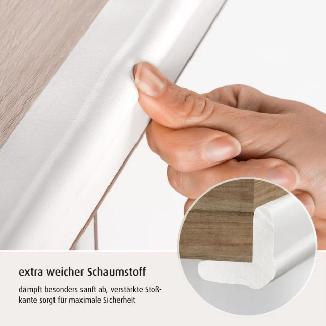 82040 Reer soft edge protector white