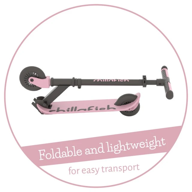 Chillafish Flexxi CPFM03CAP folding scooter Cameo Pink