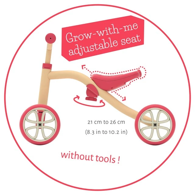 Chillafish Quadie CPQD01PEA ride-on PEACH