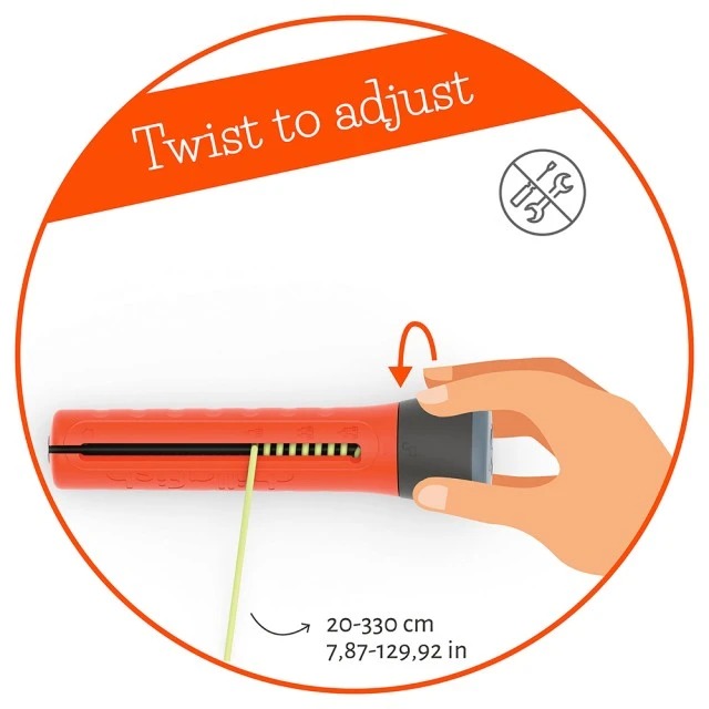 Chillafish Skibbi CPSB01ORA skipping rope Orange