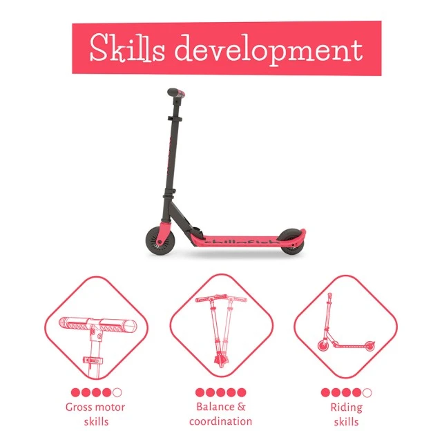 Chillafish Flexxi CPFM01COR folding scooter Coral
