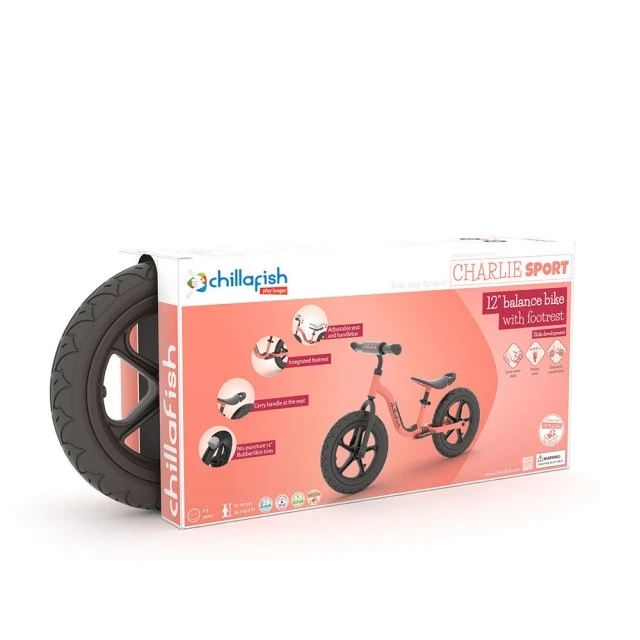 Chillafish Charlie SPORT 12 RS CPCH06FLA balance bike Flamingo