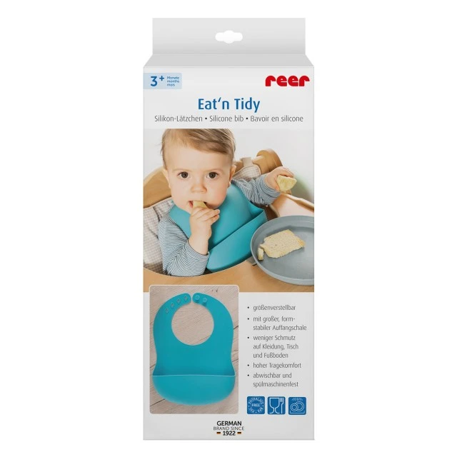 25033 Reer silicone bib blue