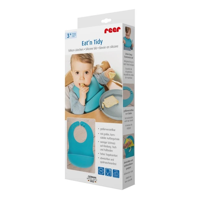 25033 Reer silicone bib blue
