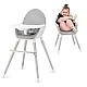 KinderKraft high chair 2IN1 FINI grey/grey legs