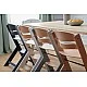 KinderKraft ENOCK high chair wooden/white legs KKKENOCWHT