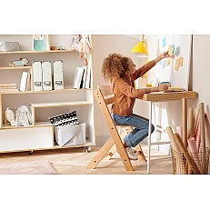 KinderKraft столче за хранене ENOCK чисто сиво KKKENOCGRYF