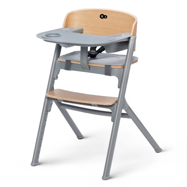 KinderKraft LIVY high chair wood + CALMEE lounge chair