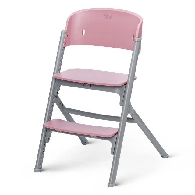 KinderKraft LIVY high chair pink + CALMEE lounge chair