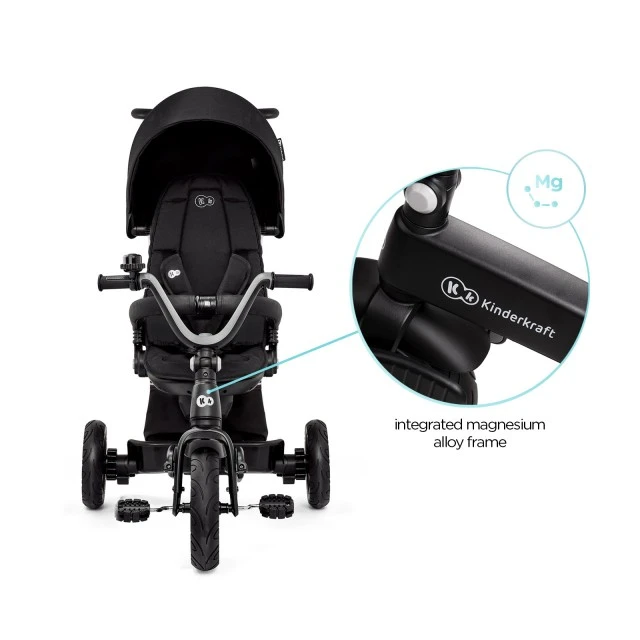 KinderKraft EASYTWIST black tricycle KREASY00BLK0000