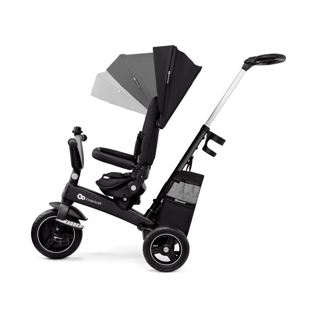 KinderKraft EASYTWIST black tricycle KREASY00BLK0000