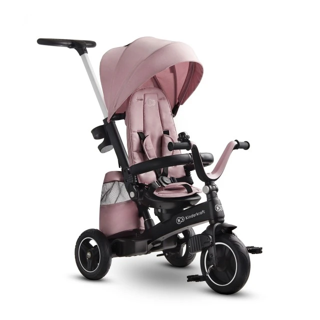 KinderKraft EASYTWIST pink tricycle KKRETWIPNK