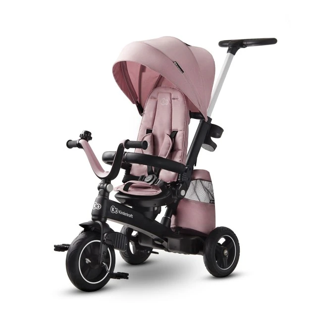 KinderKraft EASYTWIST pink tricycle KKRETWIPNK