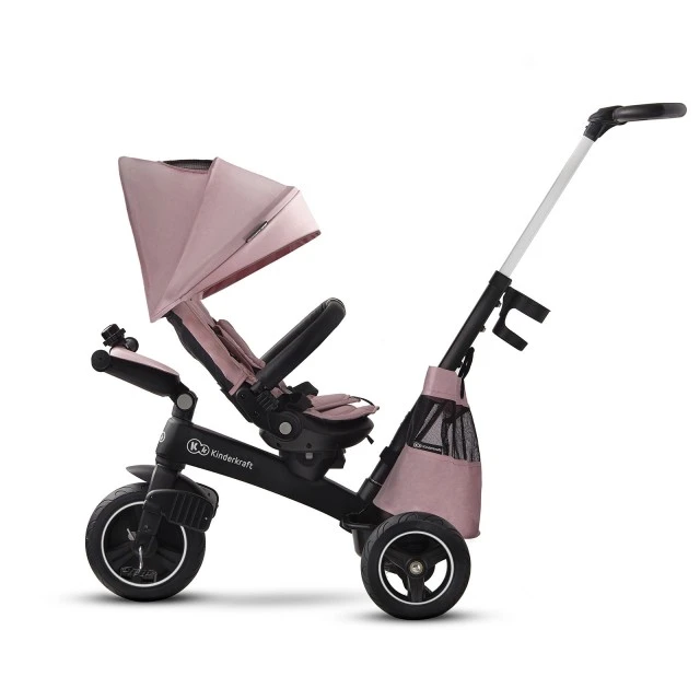 KinderKraft EASYTWIST pink tricycle KKRETWIPNK