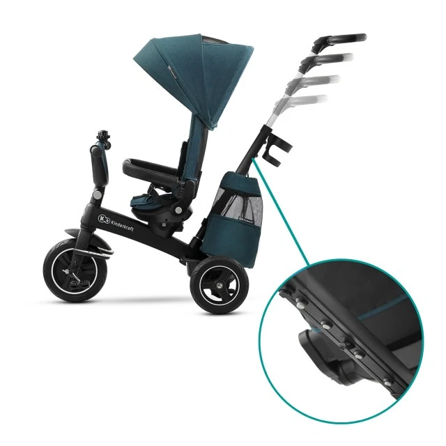 KinderKraft EASYTWIST green tricycle KKRETWIGRE