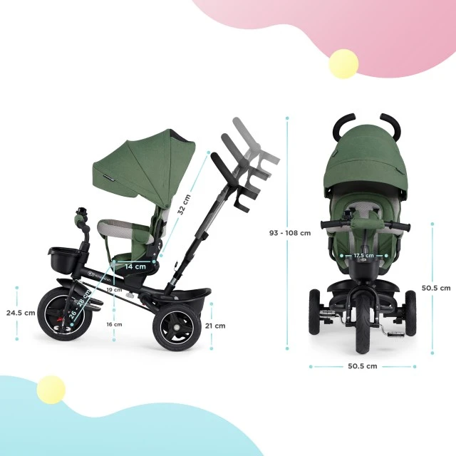 Kinderkraft SPINSTEP tricycle green KRSPST00GRE