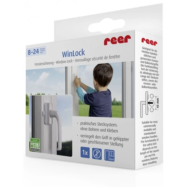 70010 Reer door and window lock WHITE