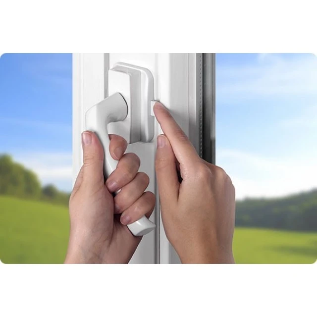 70060 Reer door and window lock 3 pcs WHITE