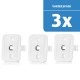 70060 Reer door and window lock 3 pcs WHITE