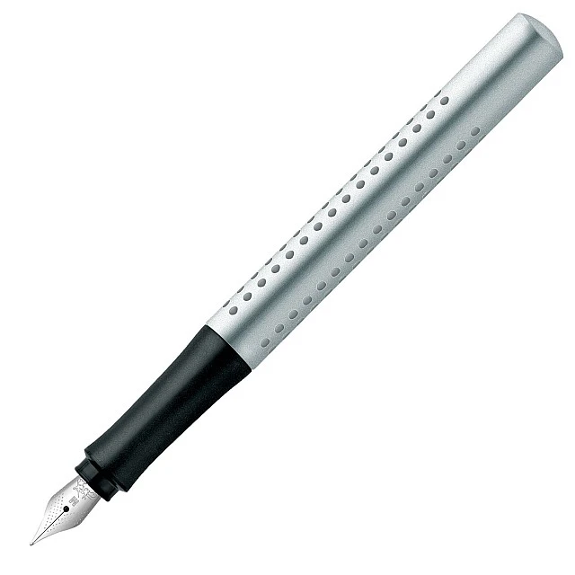 Faber-Castell Grip 2011 fountain pen, M, grey