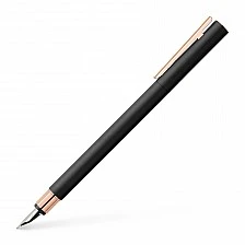 Faber-Castell Писалка Neo, черно-розова, EF
