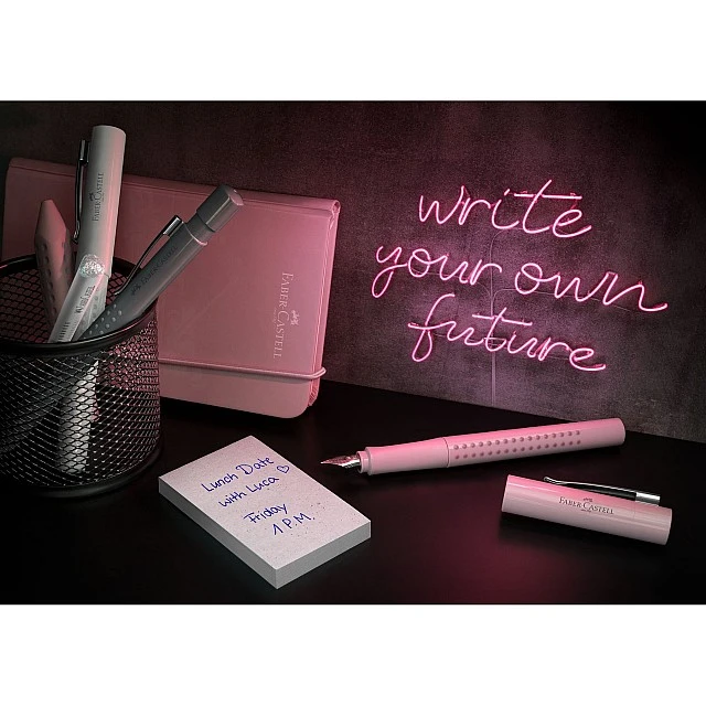 Faber-Castell Писалка Grip 2010, M, цвят розови сенки