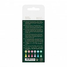 Faber-Castell Маркер-четка Pitt Artist Pen, B, 6 пастелни цвята