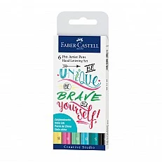 Faber-Castell Маркер Pitt Artist, 6 броя