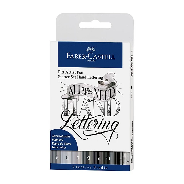 Faber-Castell Pitt Artist marker, 9 pieces