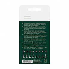 Faber-Castell Pitt fineliner XXS, S, F, M, B, C, Fude H, 8 pieces