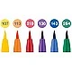 Faber-Castell Pitt Artist brush marker, color wheel, 6 pieces