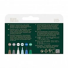Faber-Castell Маркер-четка Pitt Artist, зима, 6 броя